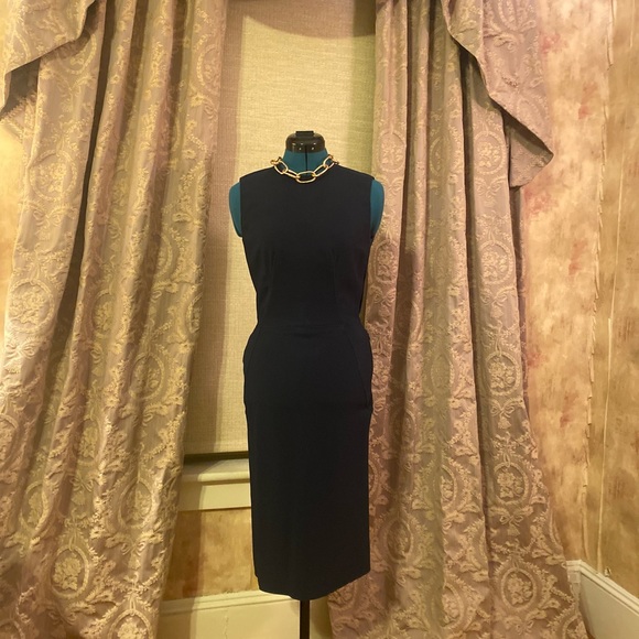 Givenchy vintage, fitted navy dress size 38 - Picture 13 of 15